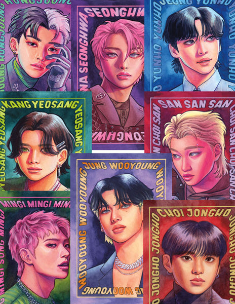ATEEZ Portrait Postcards