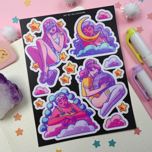Dreamy Girls Sticker Sheet