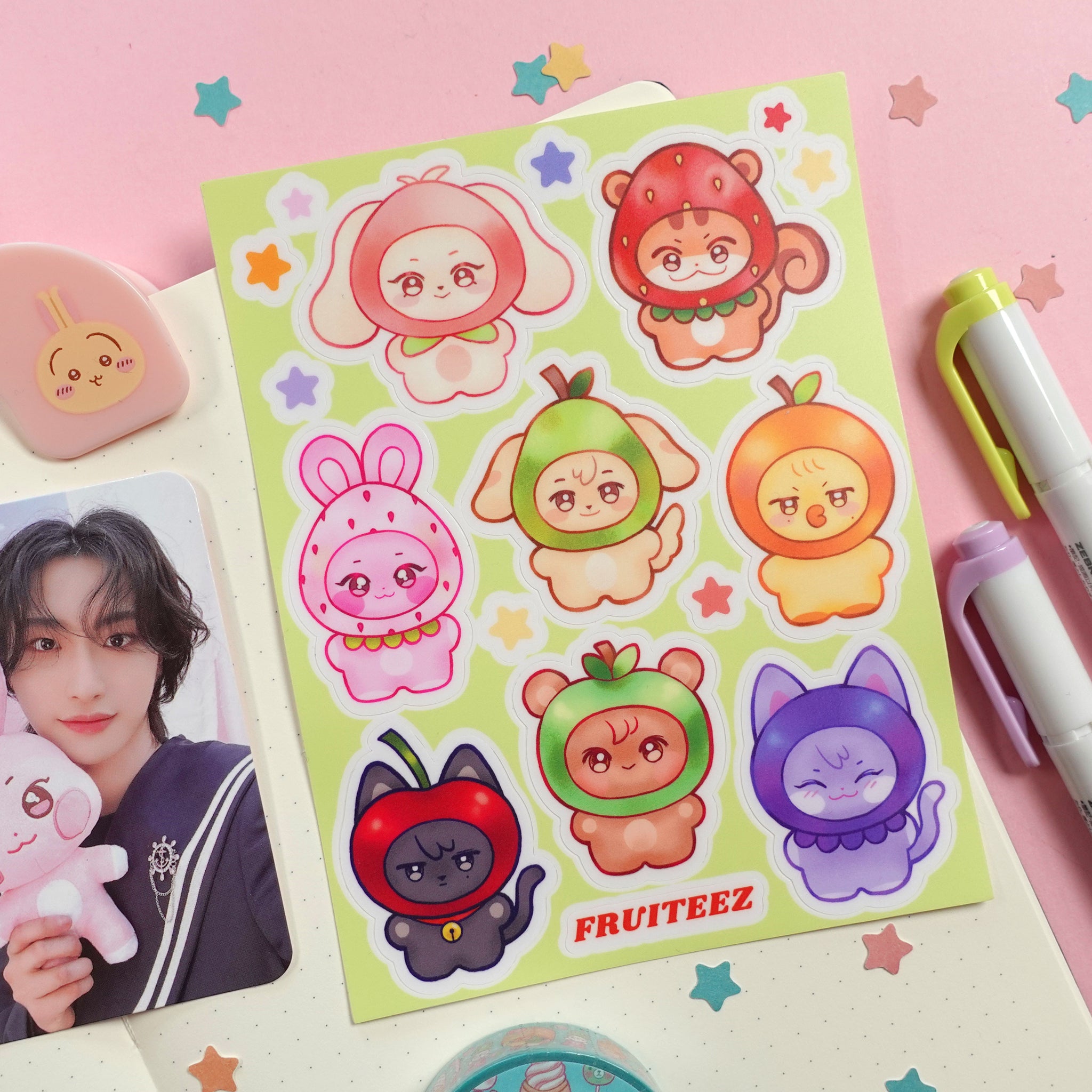 Fruiteez Sticker Sheet
