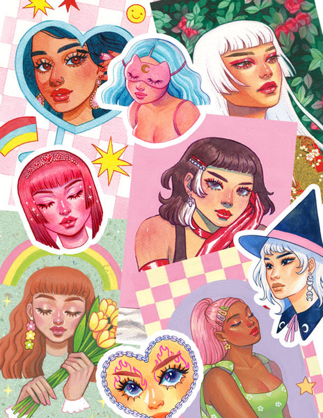 Print & Sticker Sets (Patreon Extras Clearance)