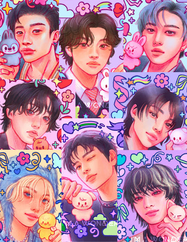 Stray Kids Portrait Postcards