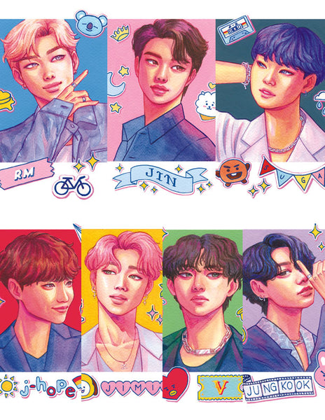 BTS Portrait Postcards