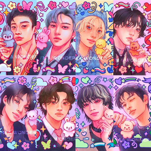 Stray Kids Portrait Postcards